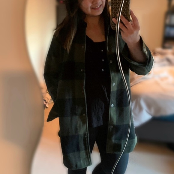 RD style eldridge style plaid shacket/jacket - Picture 2 of 2